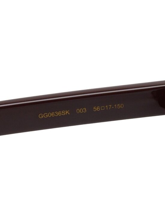 Gucci GG Logo Gradient Asian Fit UV Cut Sunglasses Brown Acetate 1- Eyewear main image 7